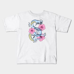 Pastel chinese dragon Kids T-Shirt